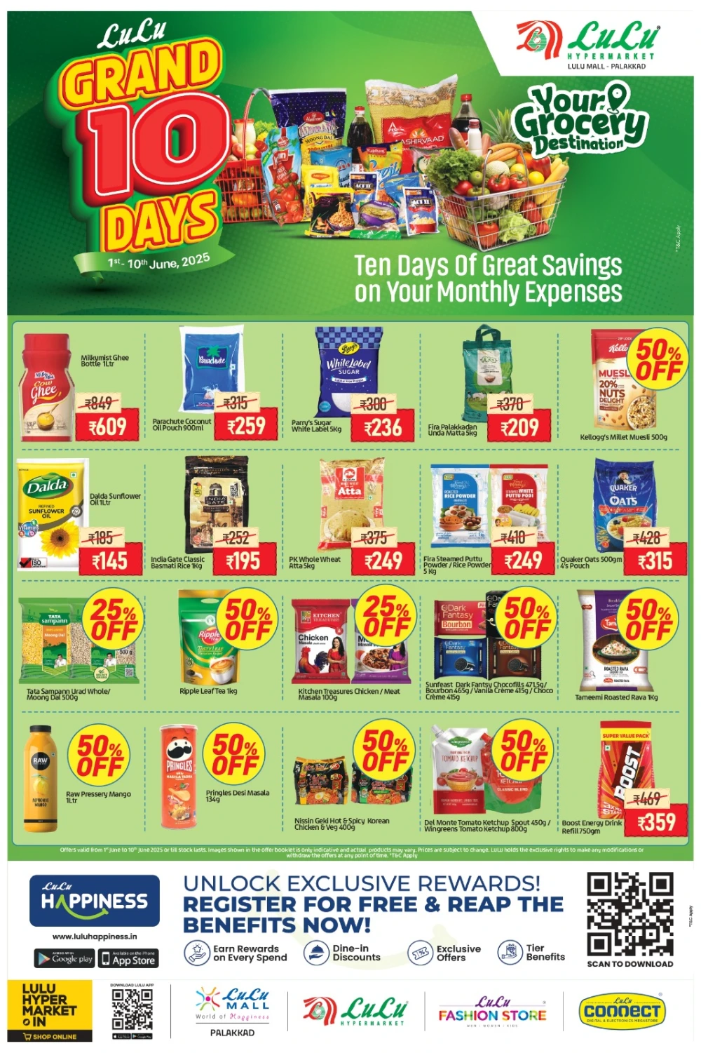 Grand 10 Days Sale: Up to 60% OFF! In Lulu Hypermarket Palakkad