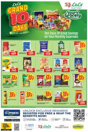 Grand 10 Days Sale: Up to 60% OFF! In Lulu Hypermarket Palakkad