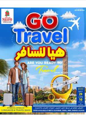 Stunning Offers on Travel Luggage & Trolleys! In Nesto Hypermarket Dammam,Al Hasa,Jubail,Al Khobar
