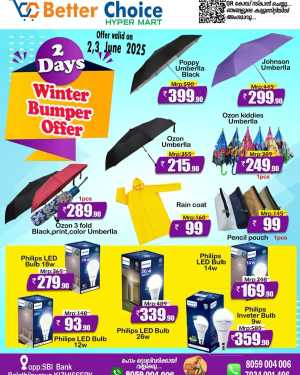 Bumper offer In Better Choice Malappuram