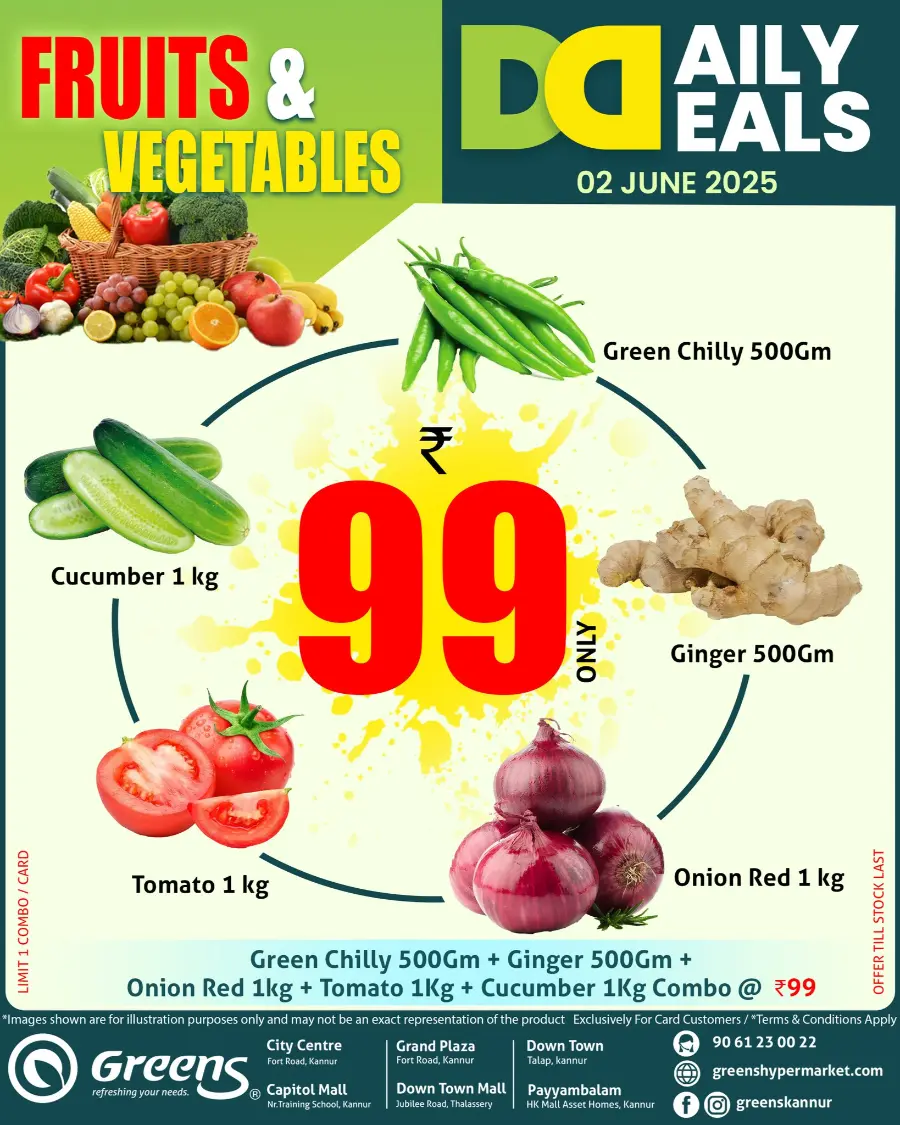 Monday Deals In Greens Hypermarket undefined