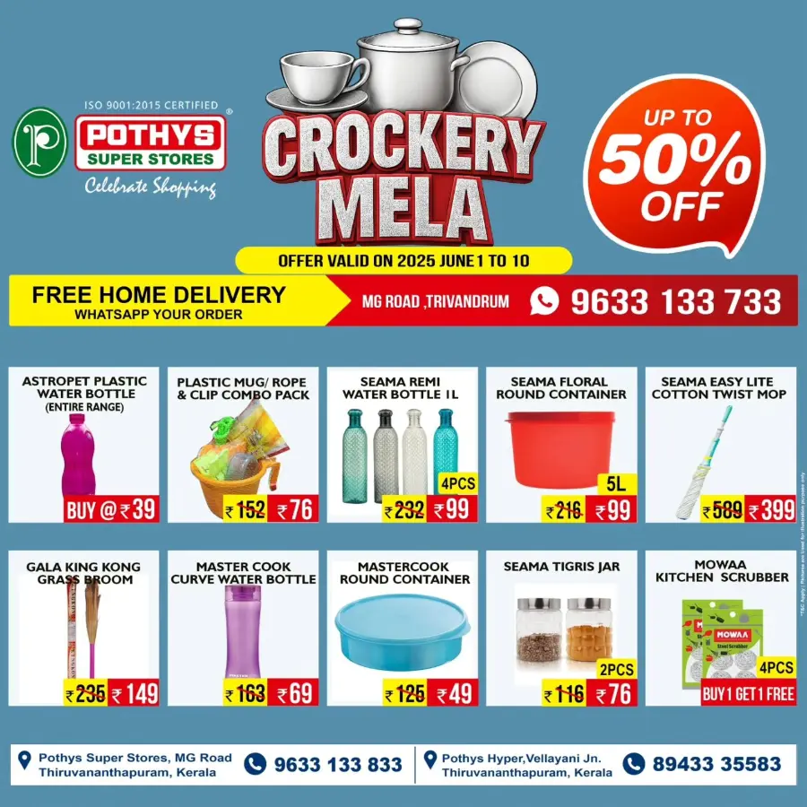 Crockery mela In Pothys Superstores undefined