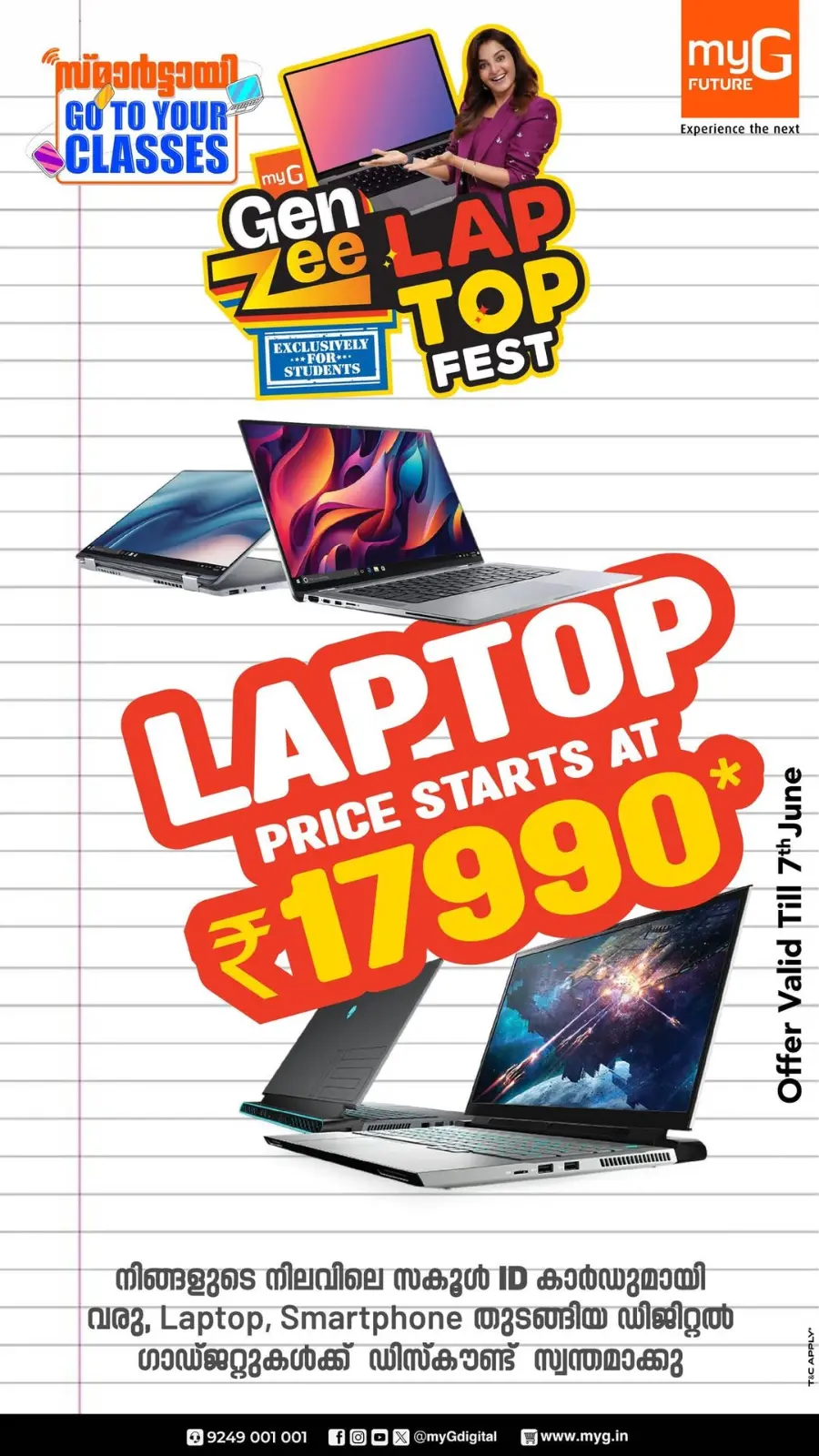 Laptop Fest Deals In myG Future Thrissur