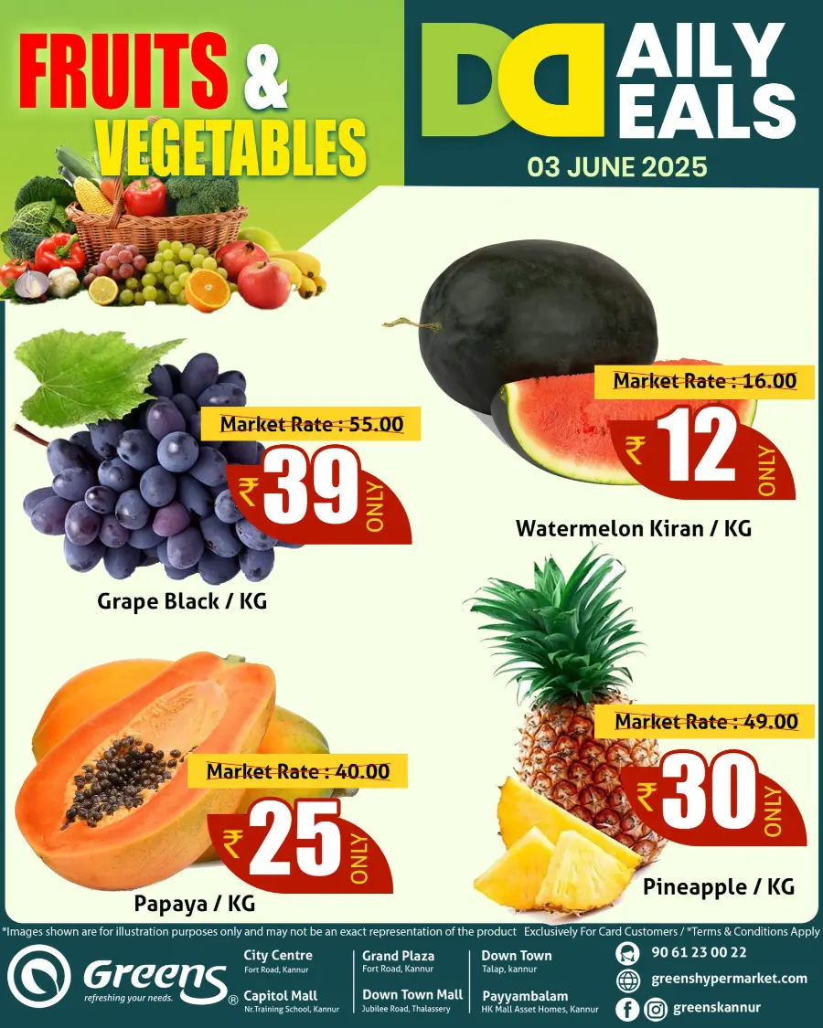 Thursday Offer In Greens Hypermarket undefined