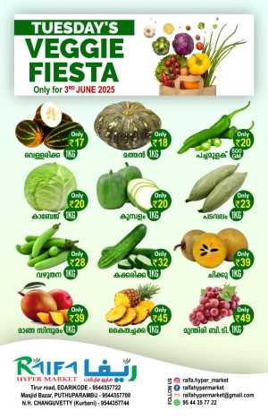 Tuesday Market In Raifa Hypermarket Malappuram