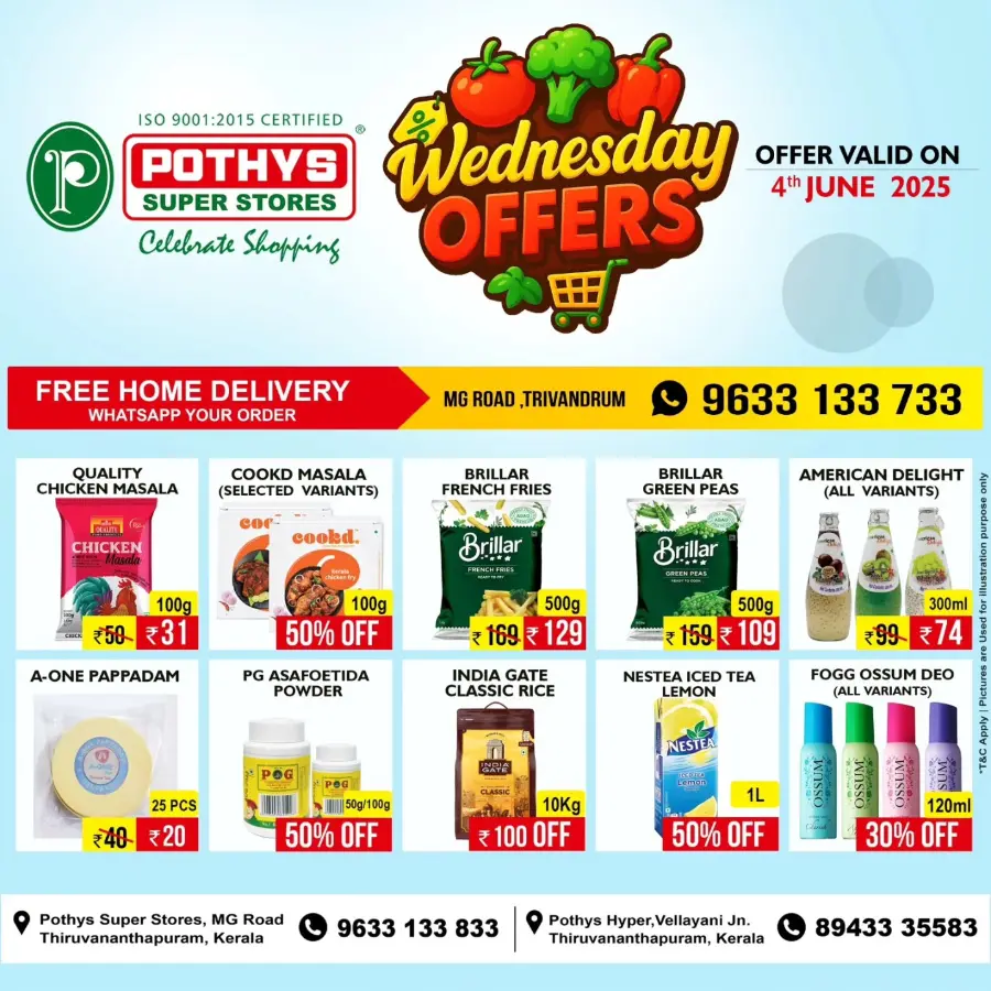 Wednesday Specials – Get 50% OFF Today! In Pothys Superstores undefined