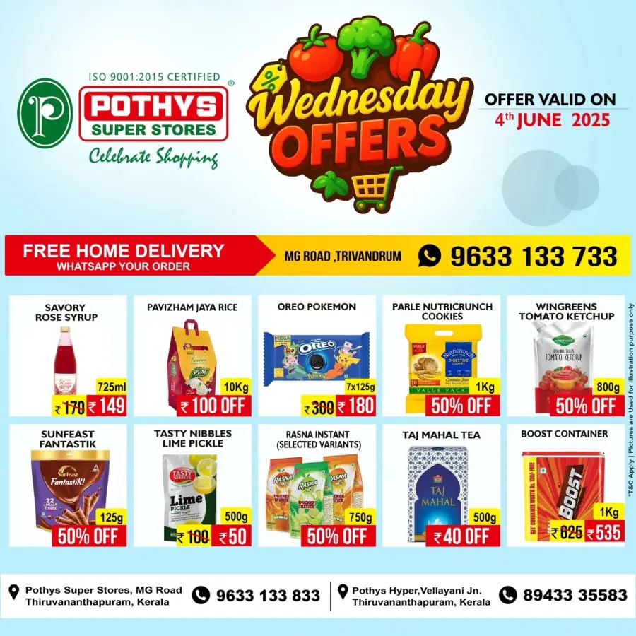 Wednesday Specials – Get 50% OFF Today! In Pothys Superstores undefined