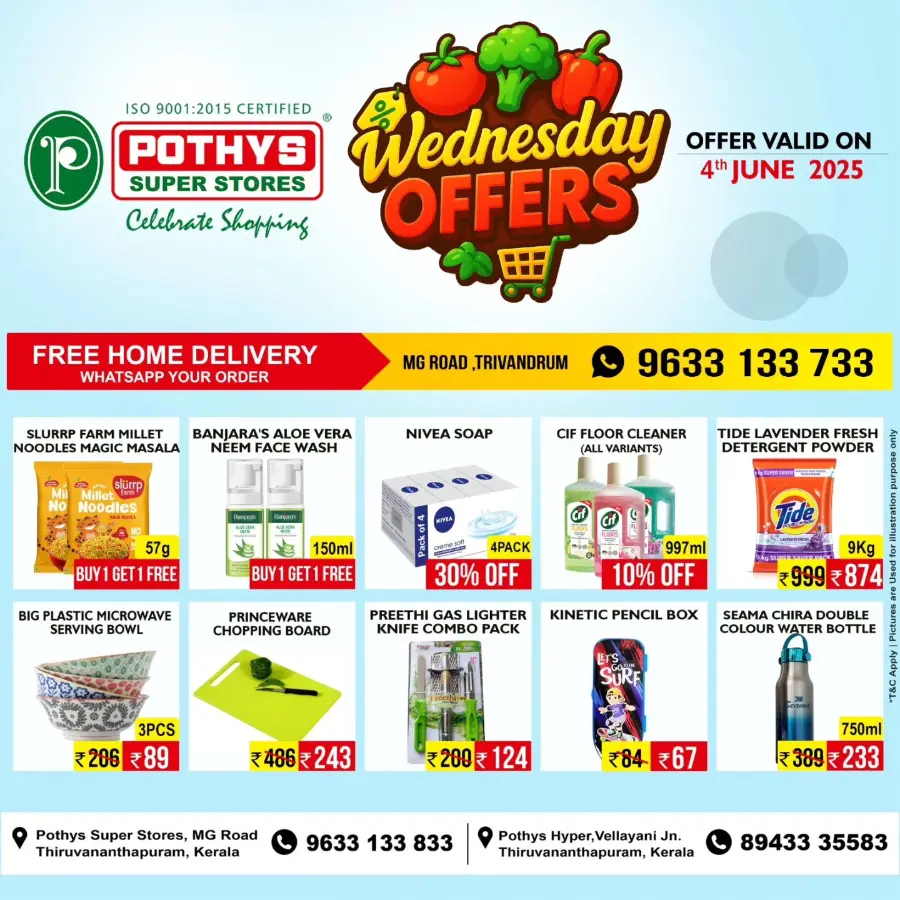 Wednesday Specials – Get 50% OFF Today! In Pothys Superstores undefined
