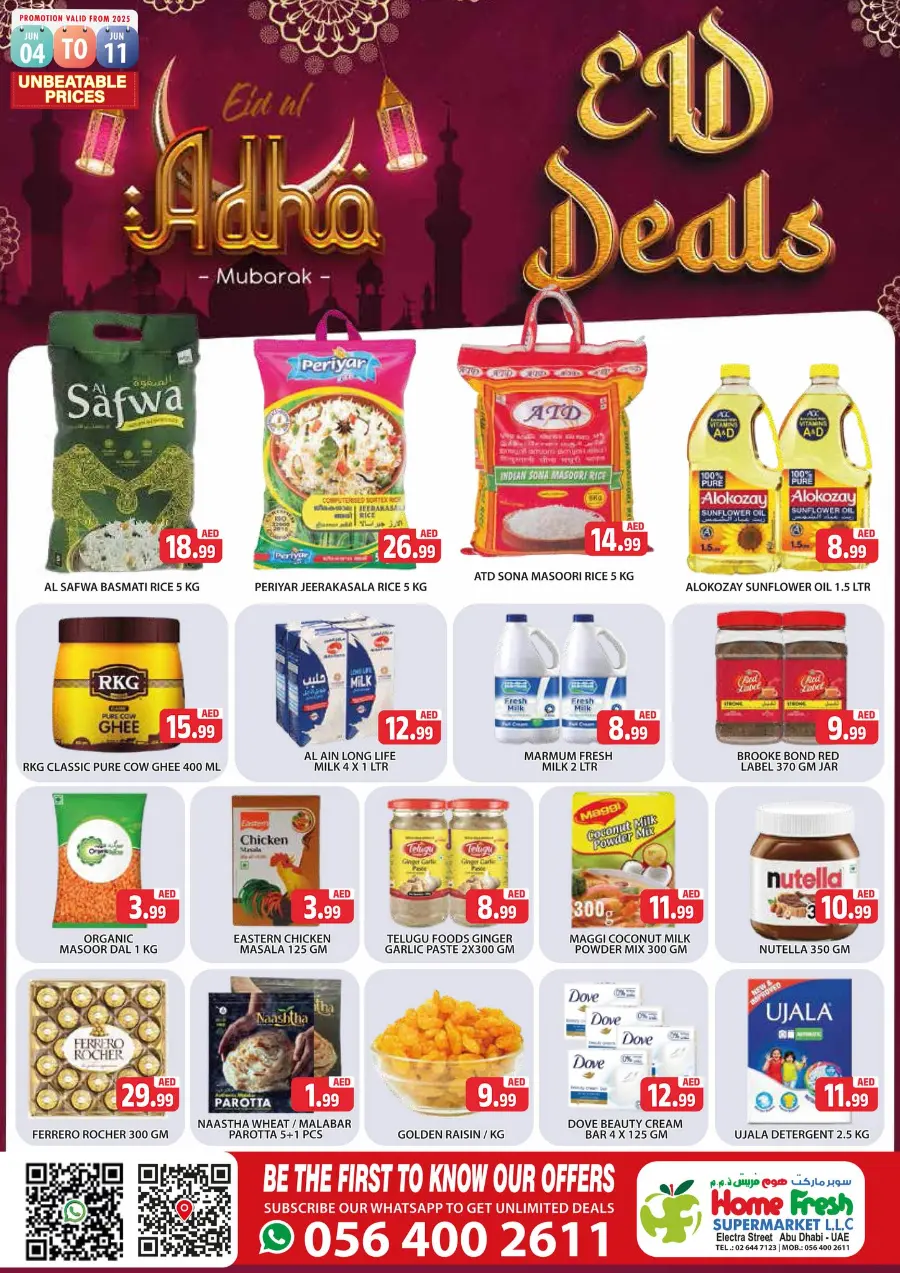 Eid Special Big Sale – Shop Now & Save In Home Fresh Abu Dhabi