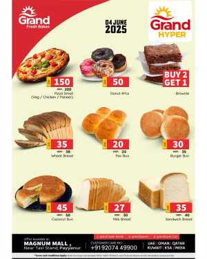 Wednesday Deals In Grand Hypermarket Kannur