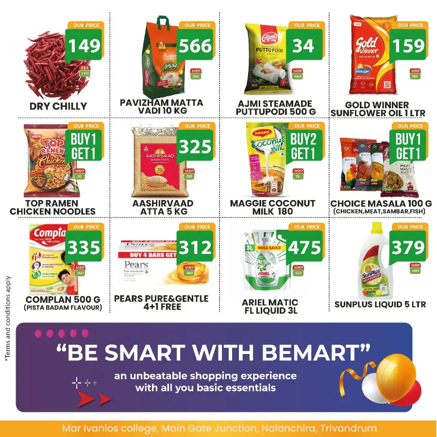 Wednesday Deals In Bemart Hypermarket undefined