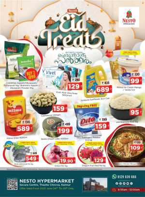 Eid Offers In Nesto Hypermarket Kannur