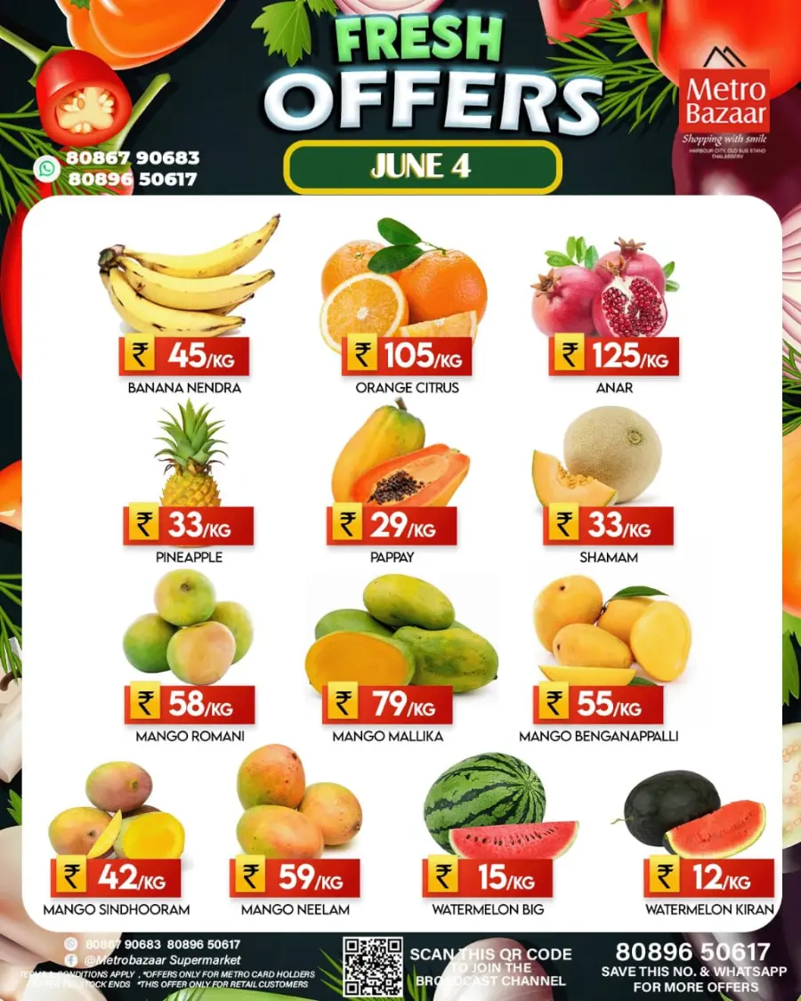 Fresh Offers In Metro Bazaar undefined