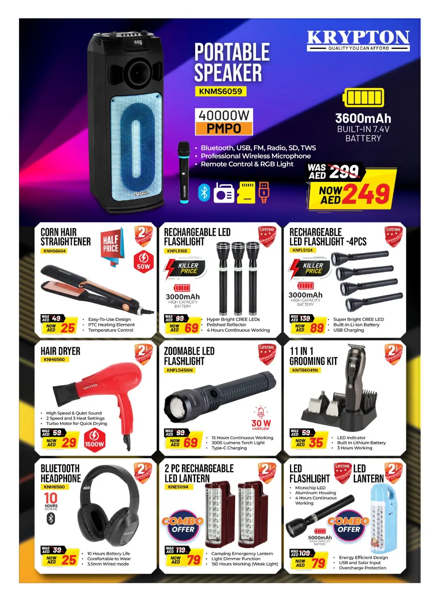 Hot Offers on Electronics, Appliances & Essentials In Nesto Hypermarket Fujairah