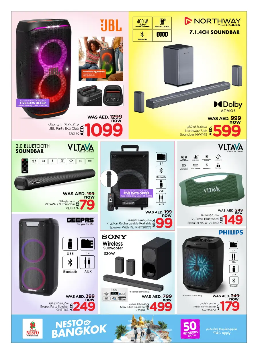 Hot Offers on Electronics, Appliances & Essentials In Nesto Hypermarket Fujairah
