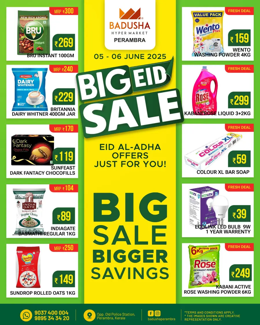 Big Deals In Badusha Hypermarket Calicut