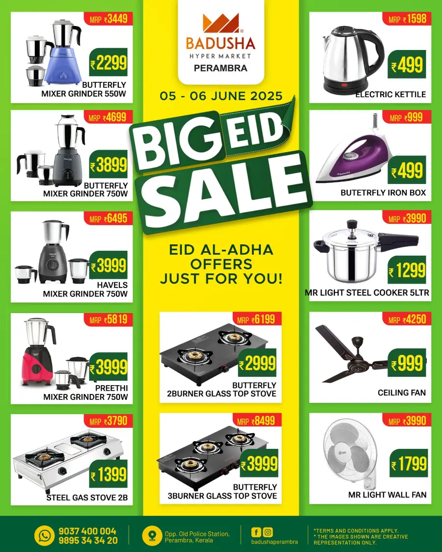 Big Deals In Badusha Hypermarket Calicut