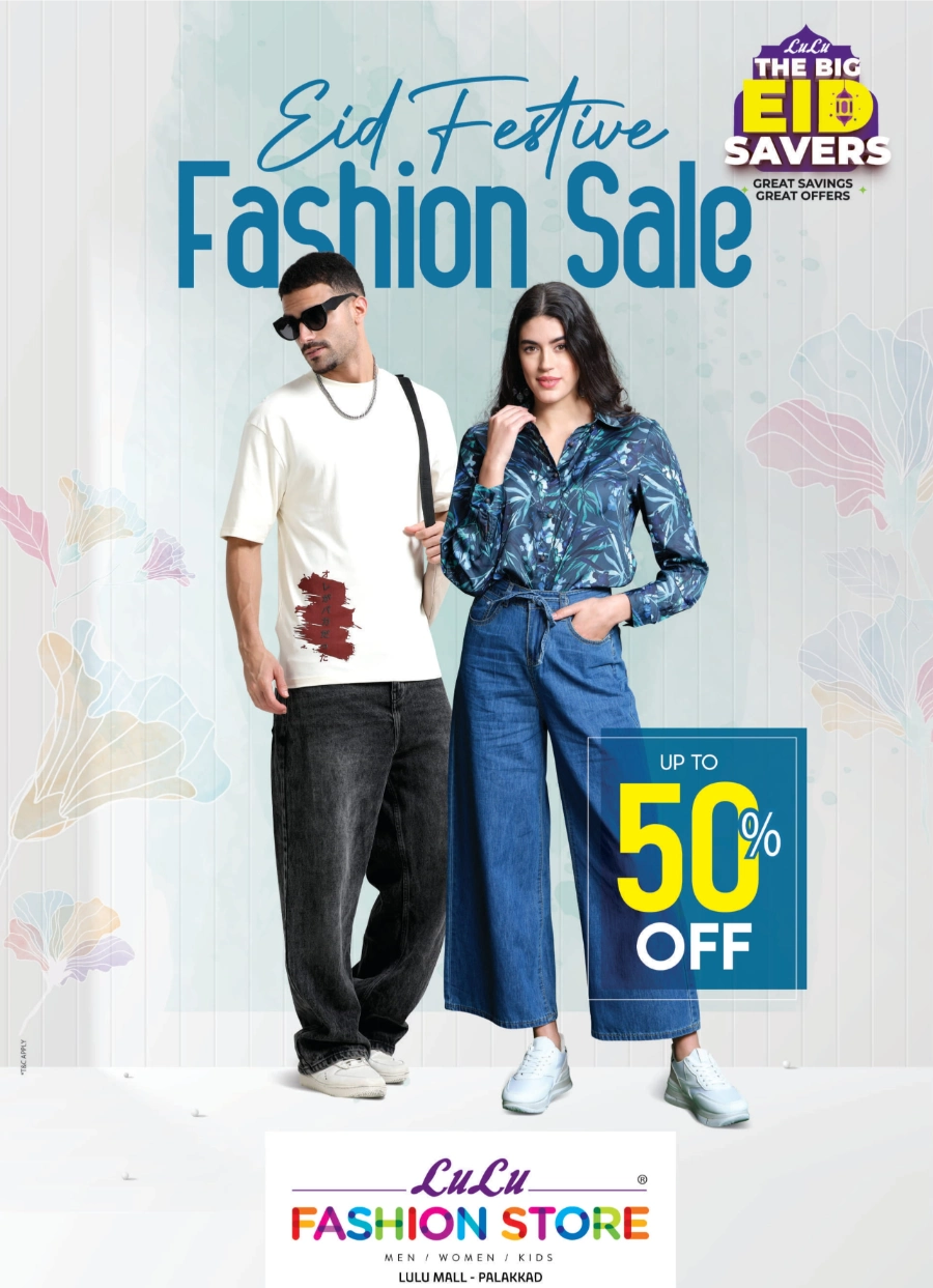 Eid Festival Fashion – Up to 50% OFF! In Lulu Hypermarket Palakkad