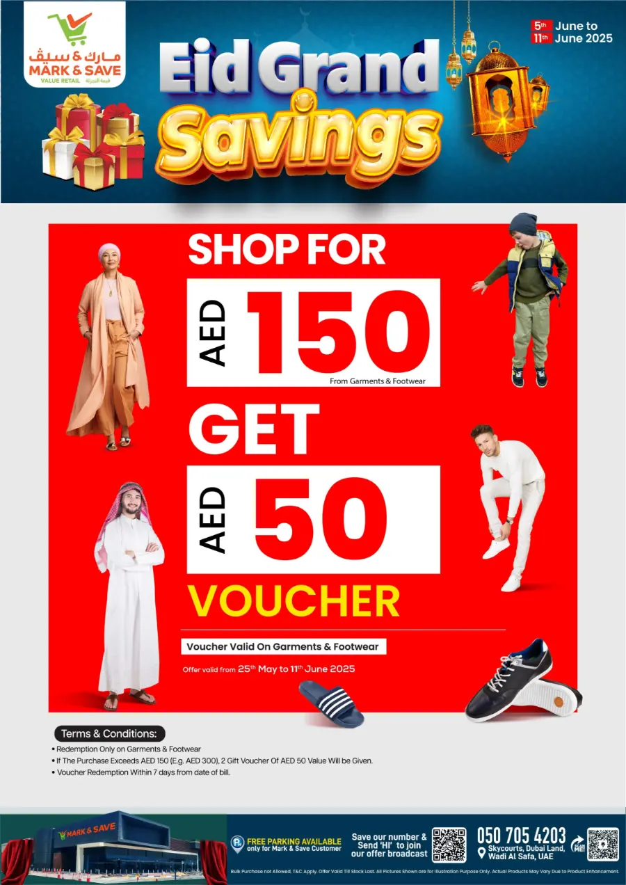 Eid grand saving In Mark & Save Dubai