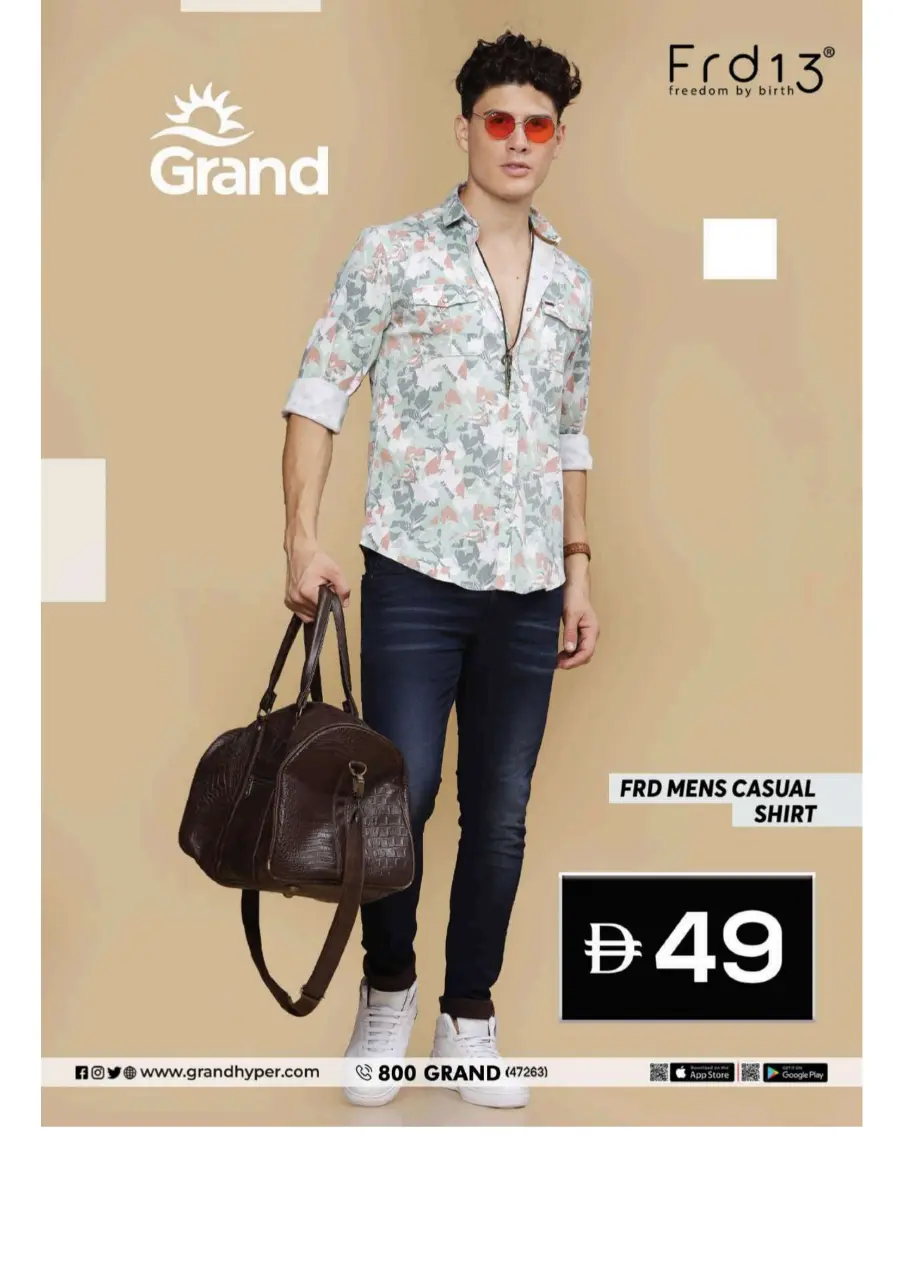 Fashion Sale – Up to 50% OFF In Grand Hypermarket Sharjah / Ajman