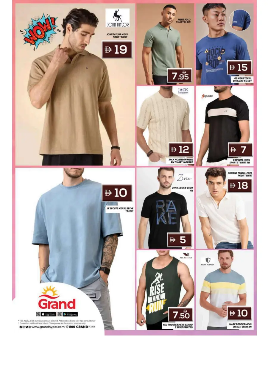 Fashion Sale – Up to 50% OFF In Grand Hypermarket Sharjah / Ajman