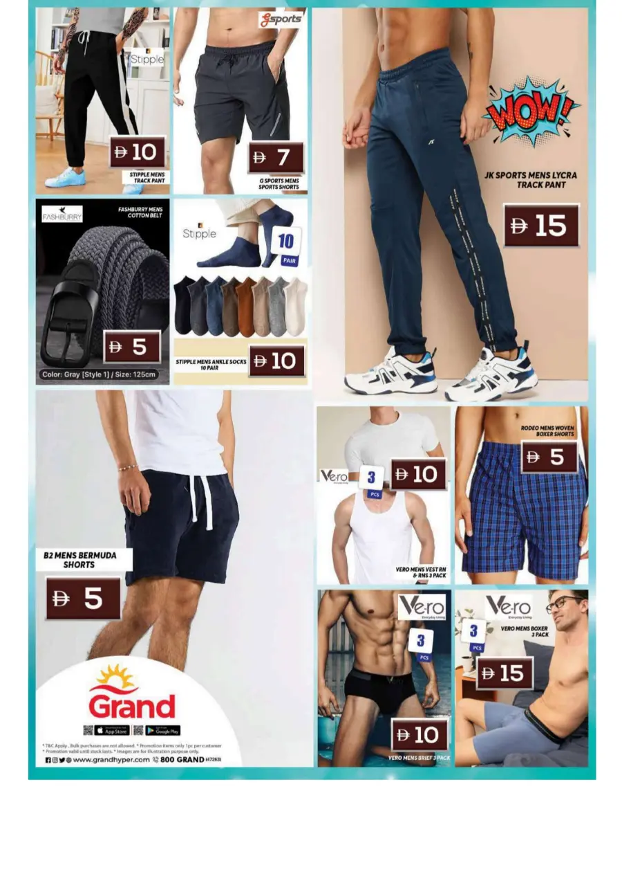 Fashion Sale – Up to 50% OFF In Grand Hypermarket Sharjah / Ajman