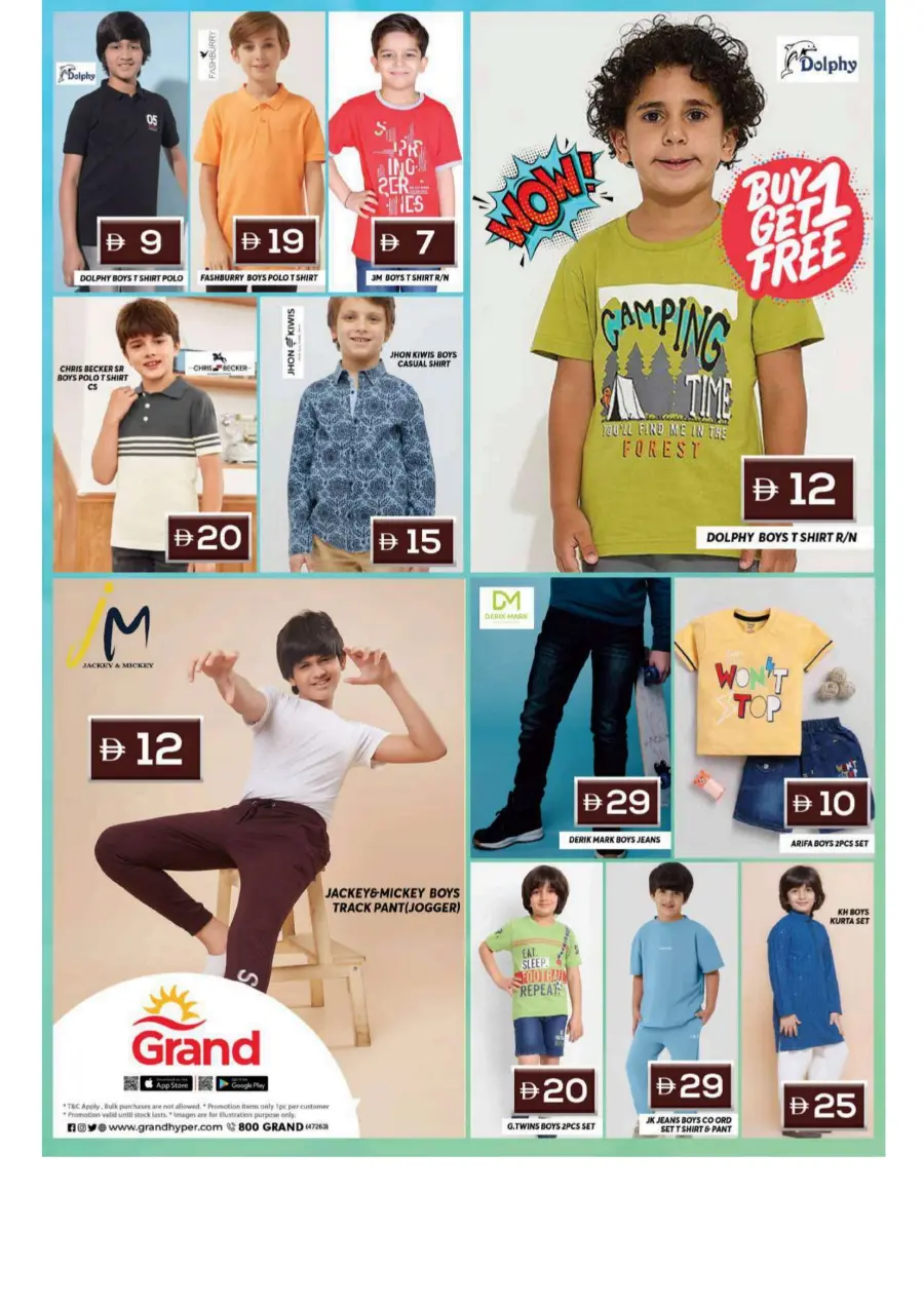 Fashion Sale – Up to 50% OFF In Grand Hypermarket Sharjah / Ajman