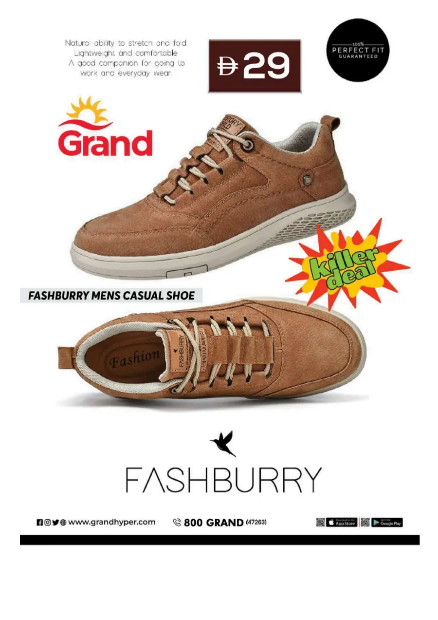 Fashion Sale – Up to 50% OFF In Grand Hypermarket Sharjah / Ajman