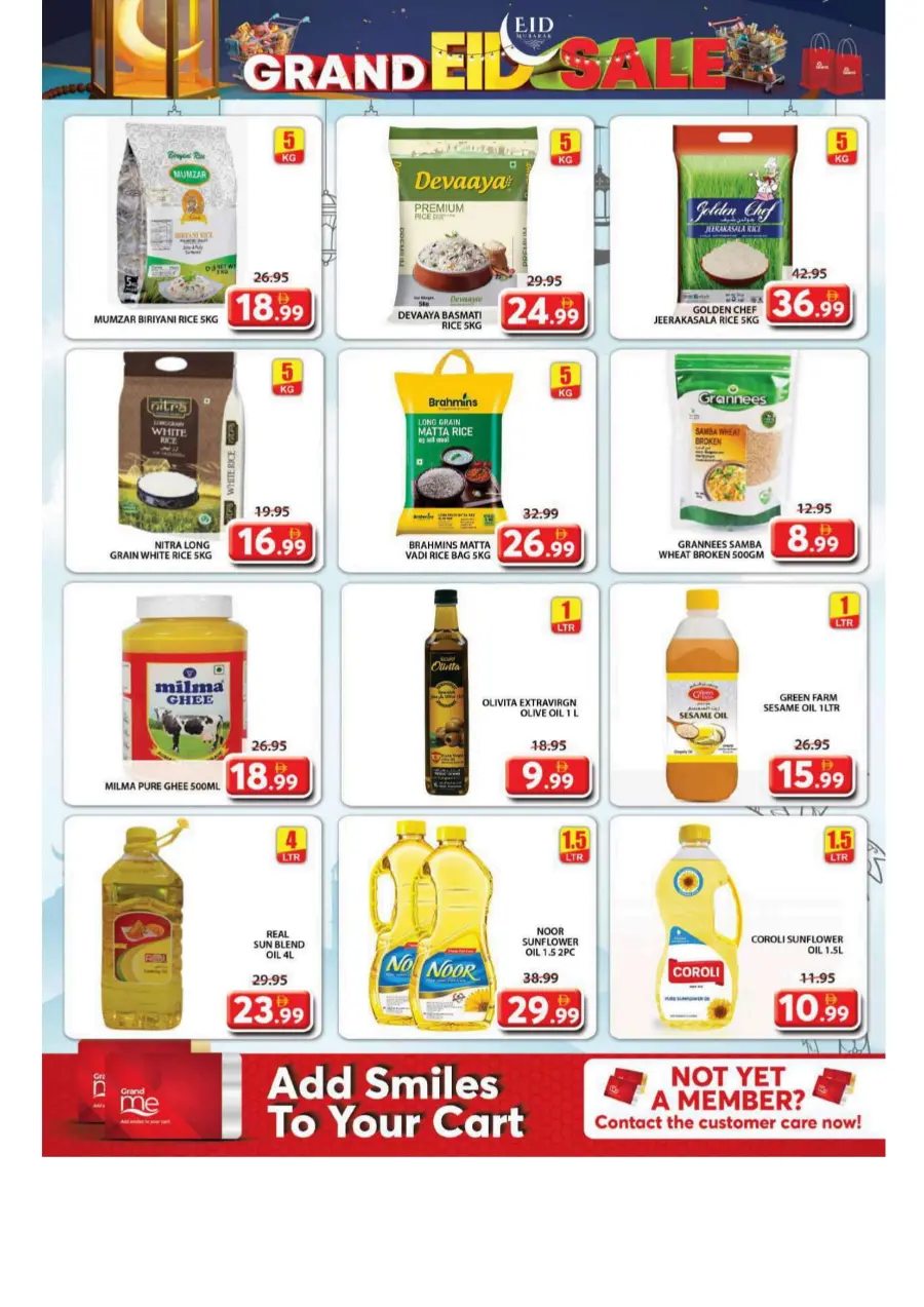Eid Specials – Up to 50% OFF In Grand Hypermarket Sharjah / Ajman