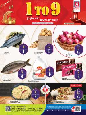 1 to 10 Joyful Eid – Joyful Prices Await! In Safari Hypermarket Ras al Khaimah