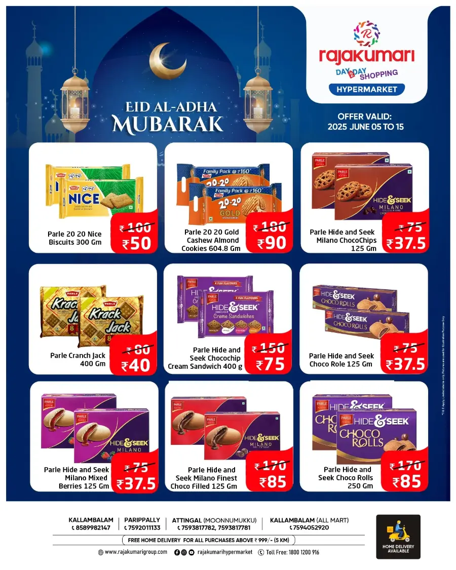Eid special deal In Rajakumari Hypermarket undefined