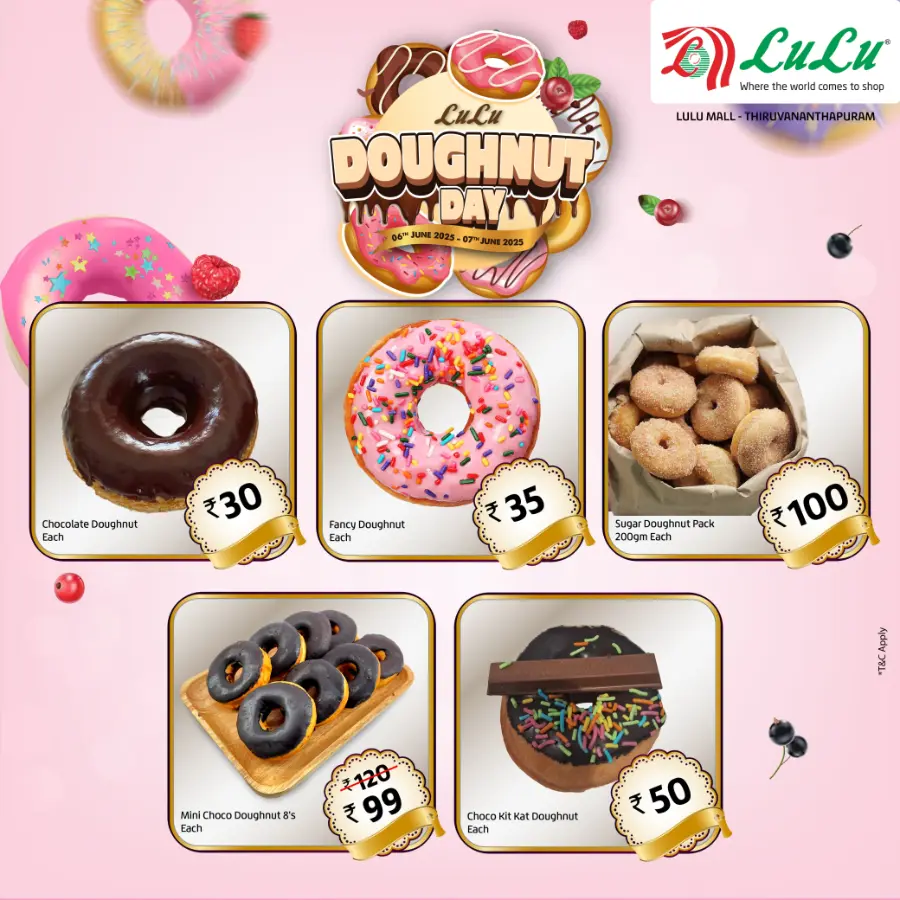 Doughnut Day In Lulu Hypermarket undefined