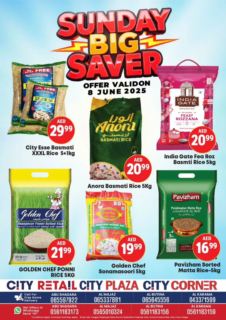 Sunday Deals In City Retail Dubai