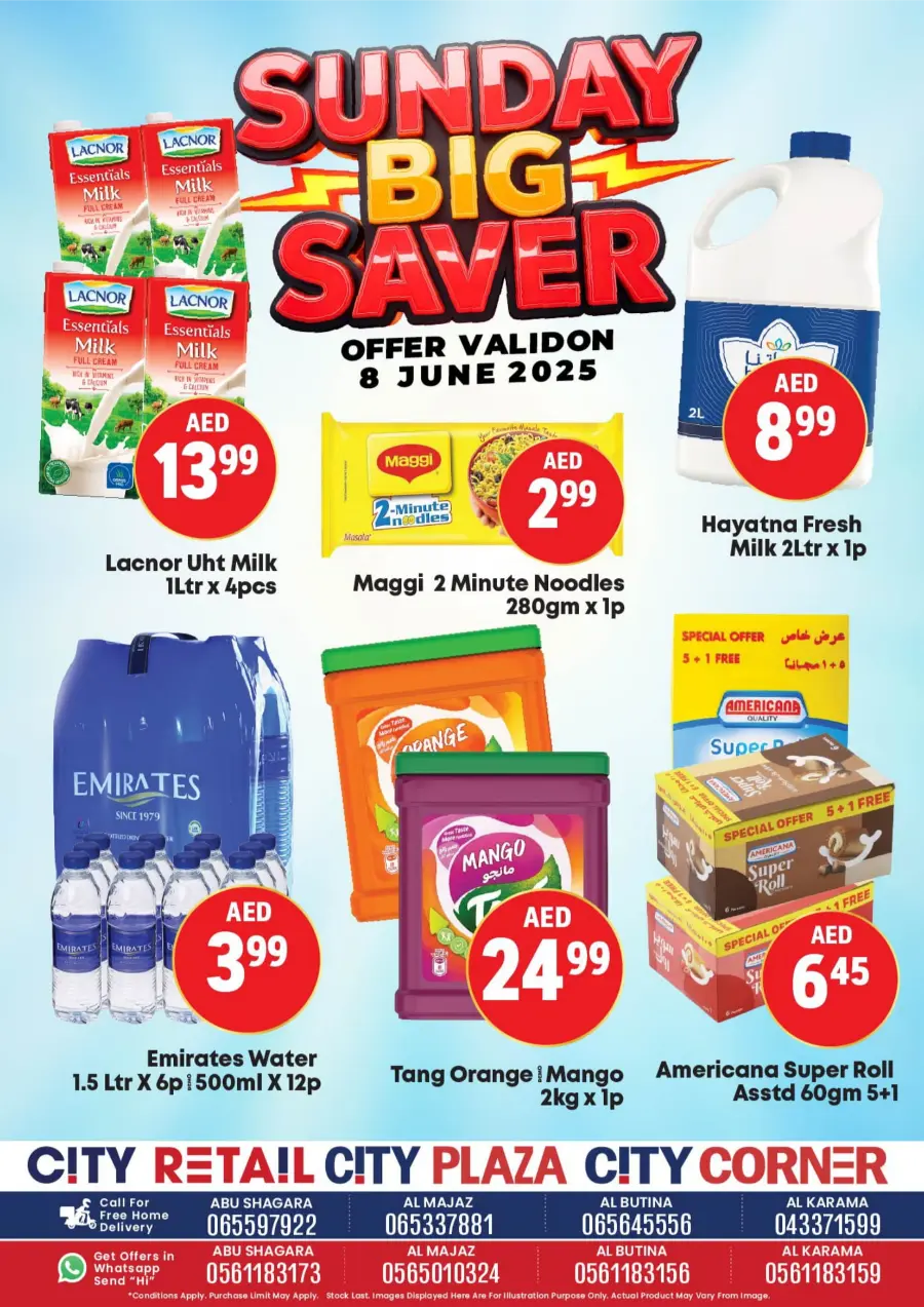 Sunday Deals In City Retail Dubai