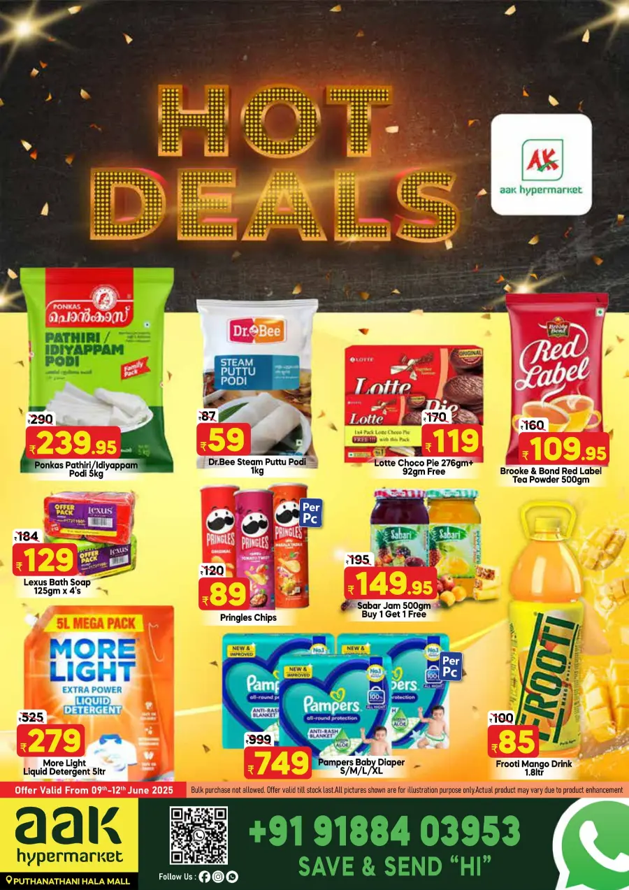 Hot Deals In AAK Hypermarket Malappuram