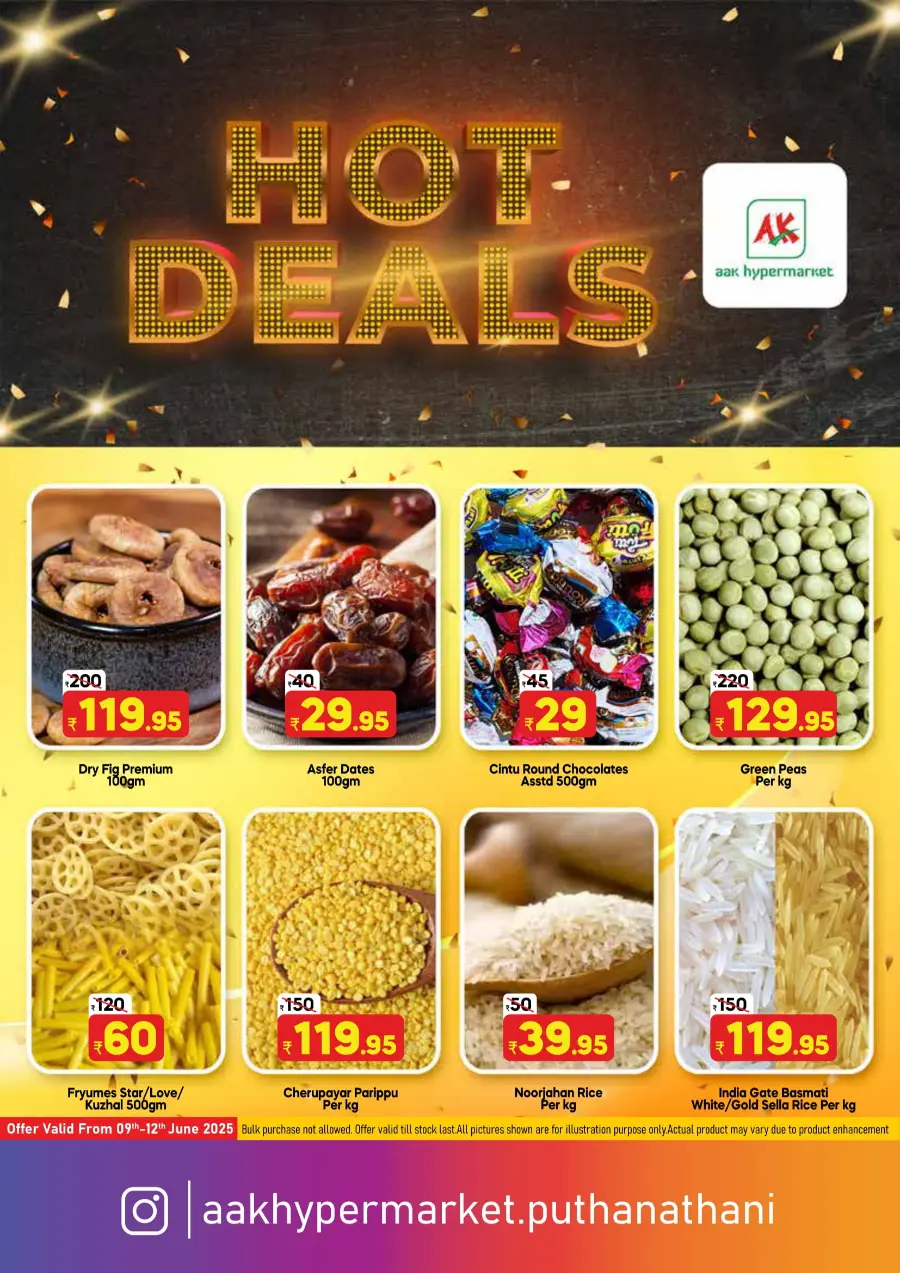Hot Deals In AAK Hypermarket Malappuram