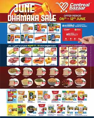 June Dhamaka Sale – Save Up to 50%! In Centreal Bazaar Pathanamthitta