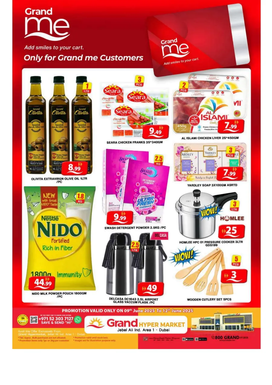 Grant Price Drop In Grand Hypermarket Dubai