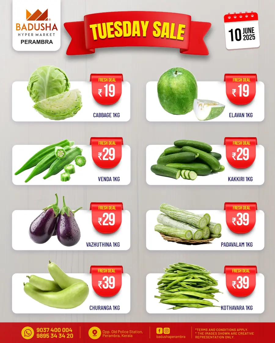 Tuesday Offer In Badusha Hypermarket Calicut