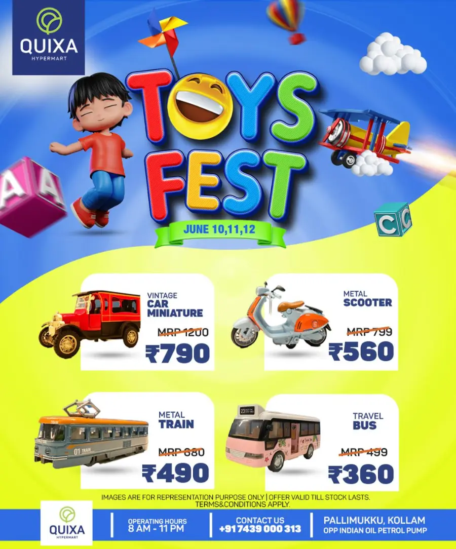 Toys Fest In QUIXA Hypermart Kollam
