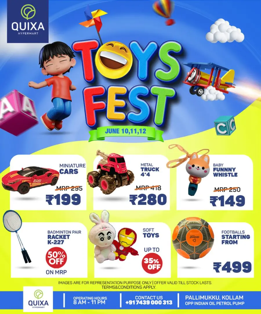Toys Fest In QUIXA Hypermart Kollam