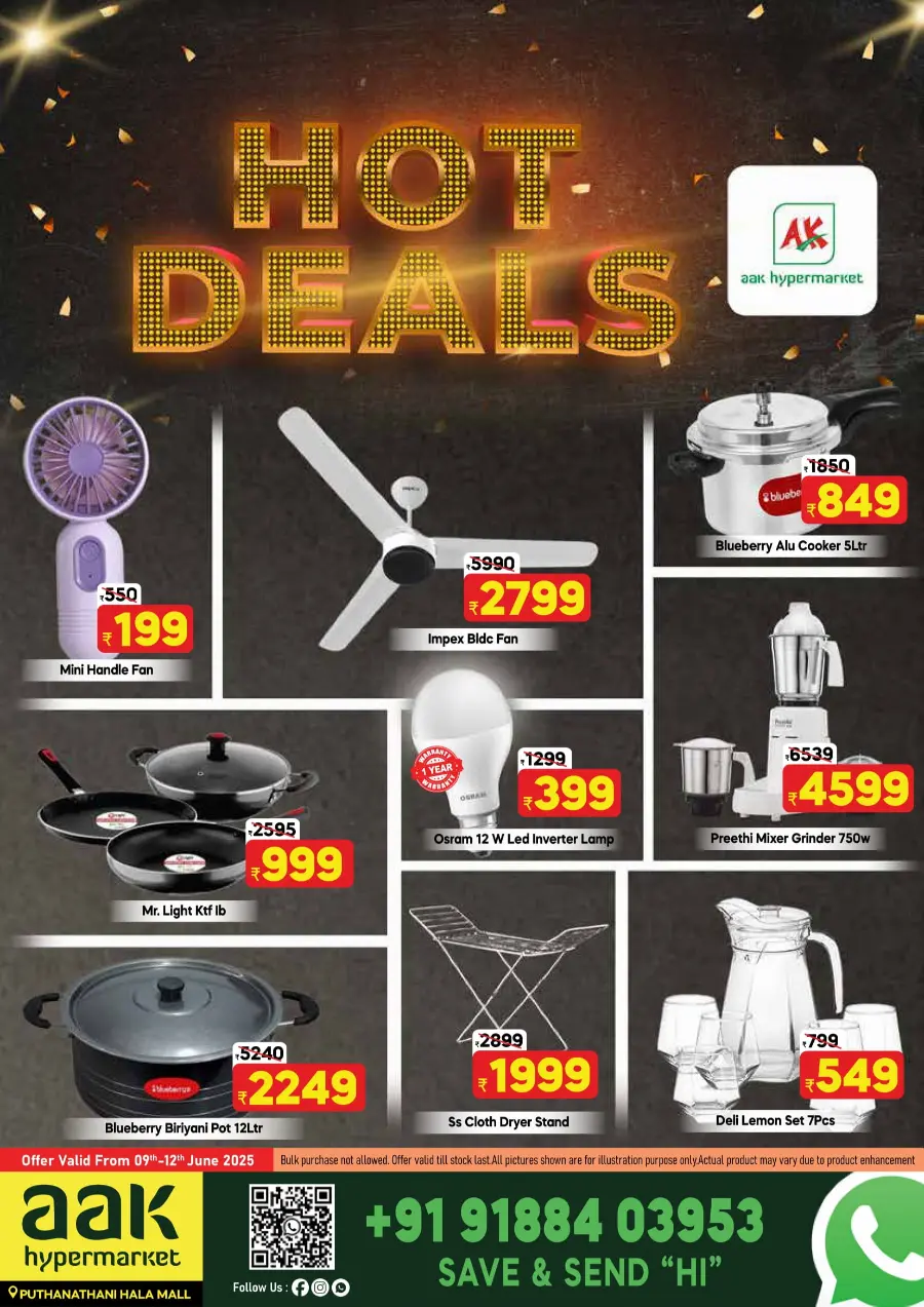Tuesday Offer In AAK Hypermarket Malappuram