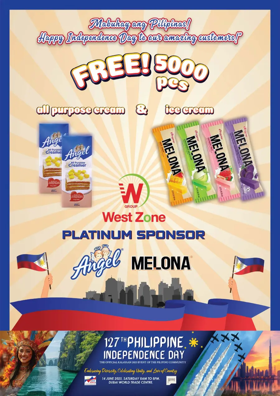 Filipino Independence Day Sale – Celebrate & Save! In West Zone Supermarket Abu Dhabi
