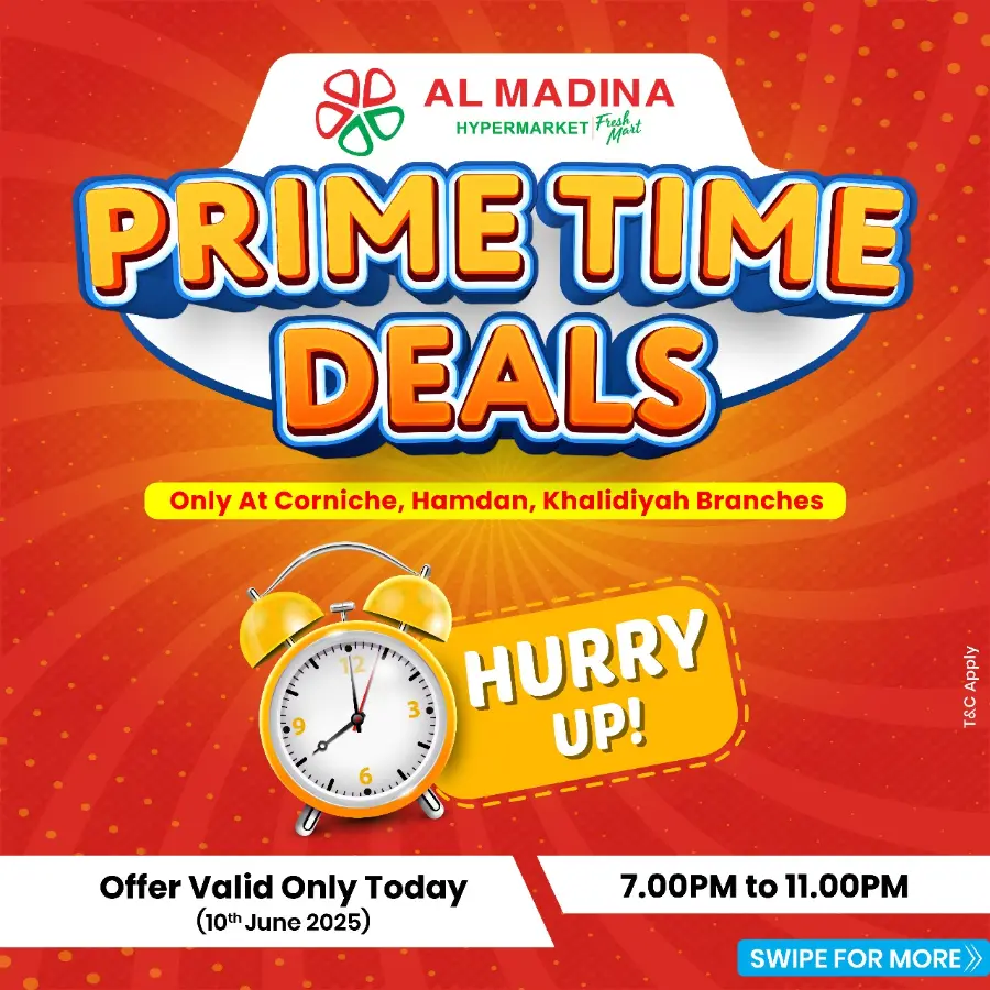 Prime Time Deal In Al Madina Hypermarket Abu Dhabi