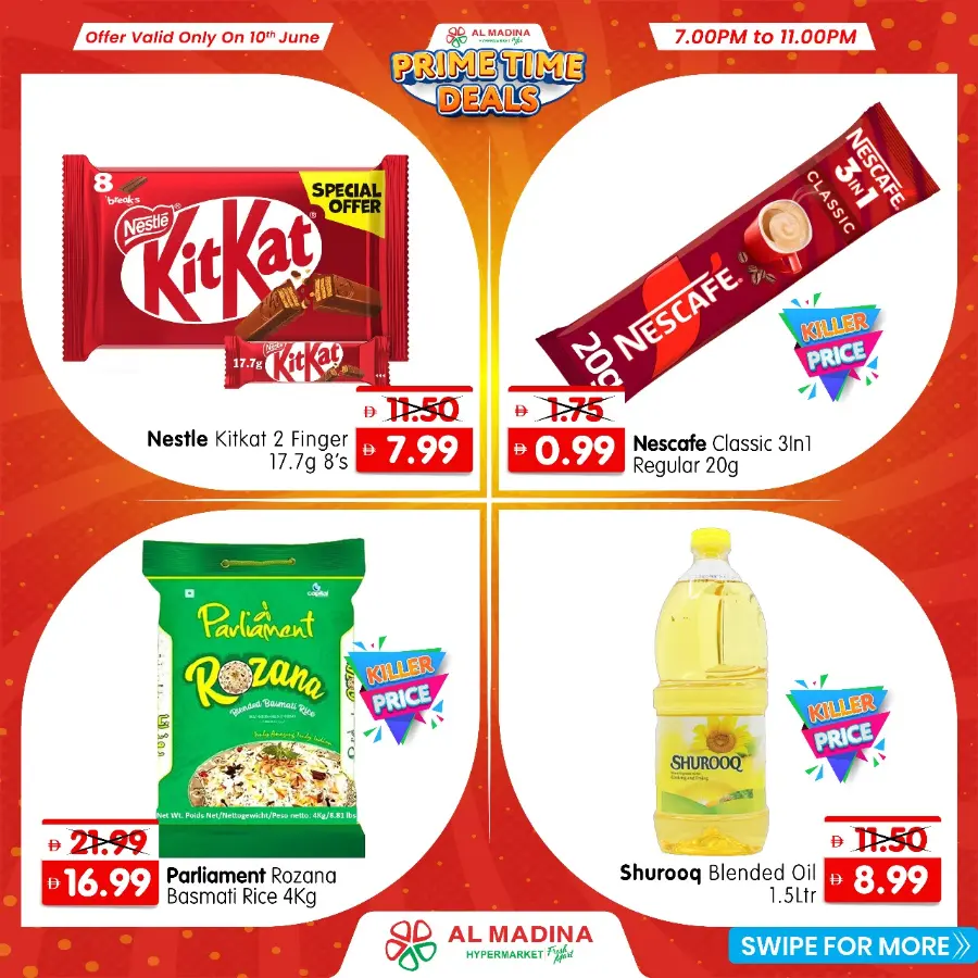 Prime Time Deal In Al Madina Hypermarket Abu Dhabi