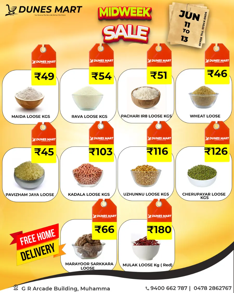 Mid Week Deal In Dunes Mart Alappuzha