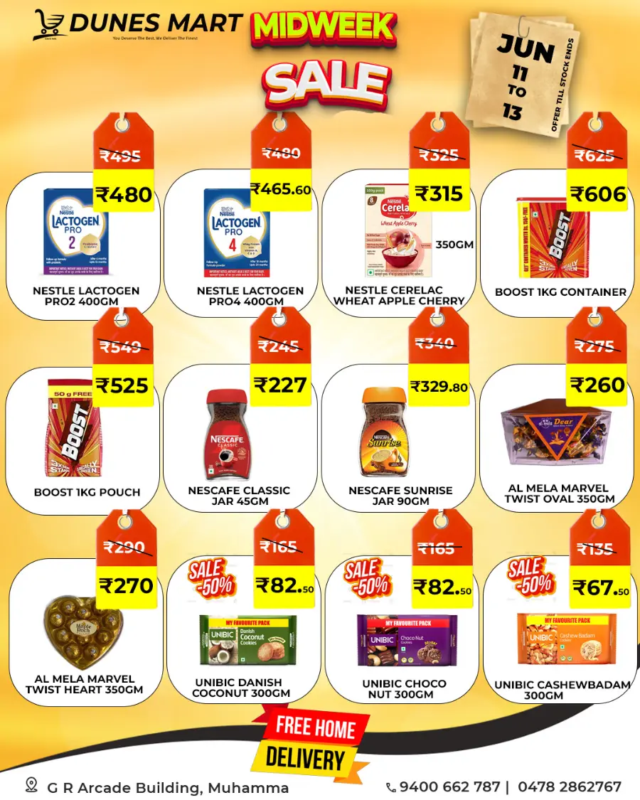 Mid Week Deal In Dunes Mart Alappuzha