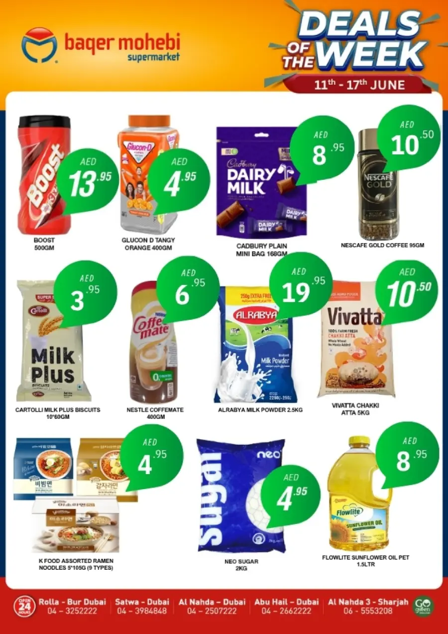 Deals of the Week In Baqer Mohebi Supermarket Sharjah / Ajman