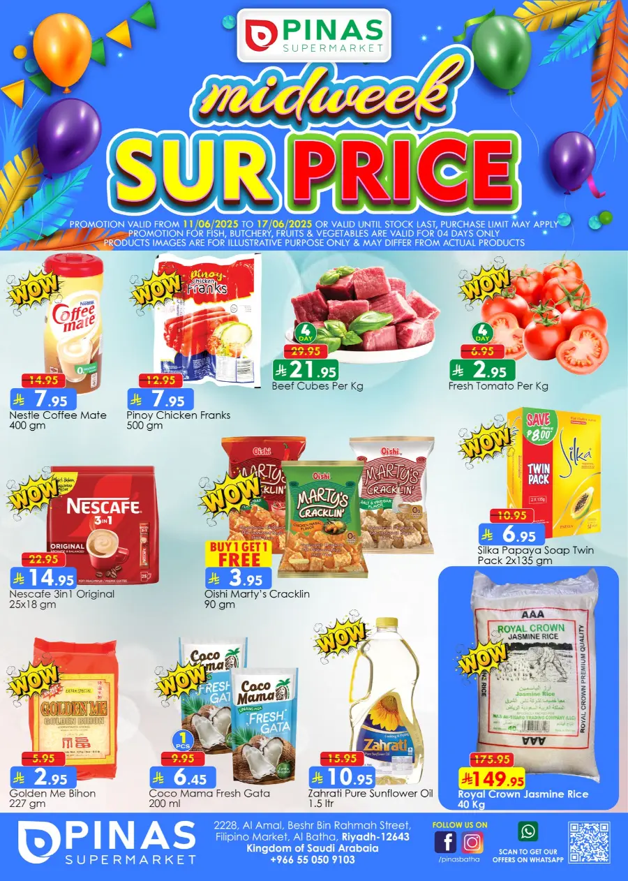 Mid Week Surprice In Pinas Supermarket Riyadh