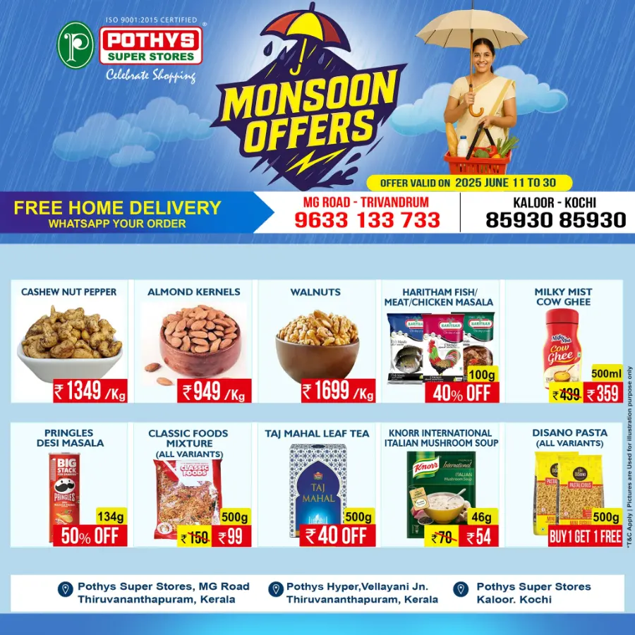 Monsoon offer In Pothys Superstores Ernakulam